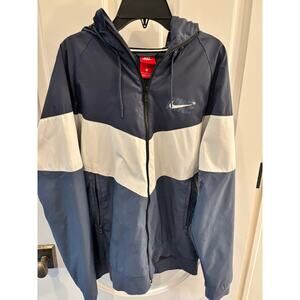 Nike Tricolor Blue Windbreaker Mens Size M